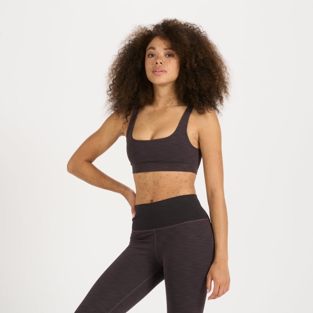 Lux Rib Daily Bra Vuori - Quartz Heather